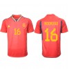 Herren Fußballbekleidung Spanien Rodri Hernandez #16 Heimtrikot WM 2022 Kurzarm